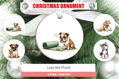 Anti-Fitness Dog Ornament Product Image 1