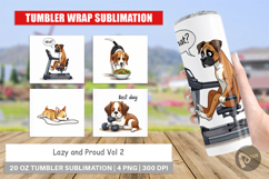 Anti-Fitness Dog Tumbler Product Image 1