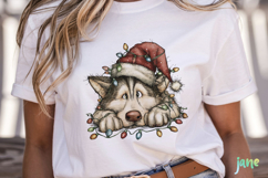 Lazy Christmas Dog Clipart Product Image 2