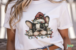 Lazy Christmas Dog Clipart Product Image 2