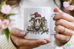 Lazy Christmas Dog Clipart Product Image 3