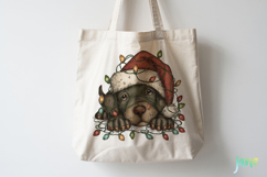 Lazy Christmas Dog Clipart Product Image 4