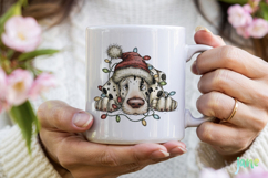 Lazy Christmas Dog Clipart Product Image 3