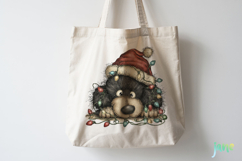 Lazy Christmas Dog Clipart Product Image 4