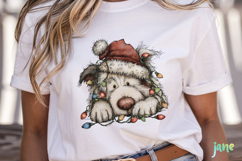 Lazy Christmas Dog Clipart Product Image 2