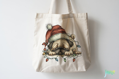 Lazy Christmas Dog Clipart Product Image 4