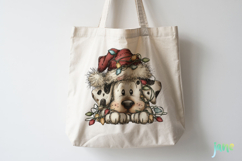 Lazy Christmas Dog Clipart Product Image 4