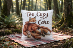 Lazy Fox Cozy Hygge Sublimation Product Image 7