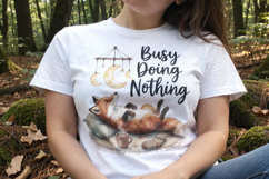 Lazy Fox Cozy Hygge Sublimation Product Image 2