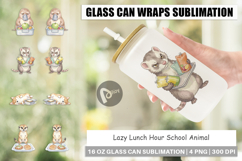 Lazy Lunch Hour Animal Glass Can Product Image 1