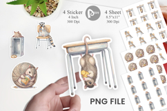 Lazy Lunch Hour Animal Sticker Product Image 1