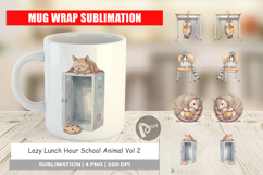Lazy Lunch Hour Animal Mug Wrap Product Image 1