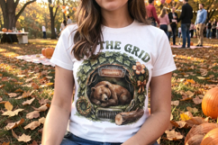 Lazy Solarpunk Sloth Sublimation Product Image 2