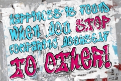 Lazy Street | 3D Layered Graffiti Webfont for Urban Creative Product Image 6