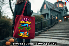 Lazy Summer Days PNG Tropical Beach Outdoor Vacation Design