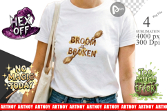 Lazy Witch Sarcastic Quote Sublimation Product Image 1