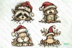 Lazy Woodland Animals Clipart Product Image 1