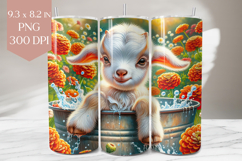 Goat Bath Tumbler Wrap Product Image 1