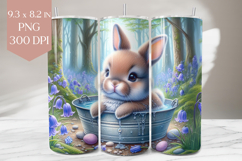 Bunny in Bluebell Forest Tumbler Wrap Product Image 1