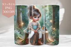Robin Bird Tumbler Wrap PNG Product Image 1