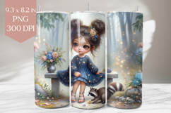 Star Dress Girl &amp; Raccoon Wrap Product Image 1
