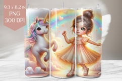Rainbow Unicorn Tumbler PNG Product Image 1