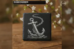 The Chain of Blackwater - Laser Engraving PNG Product Image 1