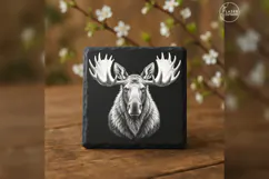 The Marsh Crown Woodland Animal Laser Engraving PNG Product Image 2