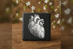 The Living Engine Anatomy Laser Engraving PNG Product Image 2