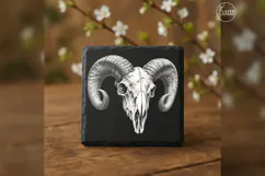 The Horned Reliquary Anatomy Laser Engraving PNG Product Image 1