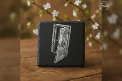 The Crooked Welcome Haunted House Laser Engraving PNG Product Image 2