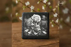 The Thorn Bride Gothic Halloween Laser Engraving PNG Product Image 2