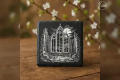 The Midnight Lancets Gothic Halloween Laser Engraving PNG Product Image 2