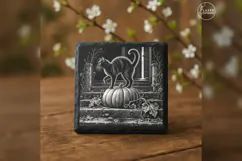 The Familiar's Claim Pumpkin Halloween Laser Engraving PNG Product Image 2