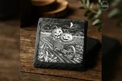 The Harvest Best Friends Cute Spooky Halloween Engraving PNG Product Image 2
