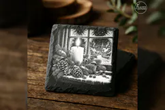 The Candle at Winterglass Classic Christmas Laser Engraving Product Image 2