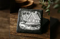 The Sugarglass Bakery Christmas Engraving PNG Product Image 1