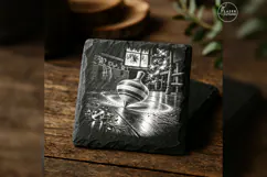 Spinning Top Nursery Laser Engraving PNG Product Image 2