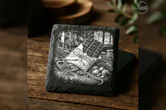 Winter Chocolate Bar Christmas Laser Engraving PNG Product Image 2