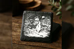 The Snowpost Messenger Laser Engraving PNG Product Image 2