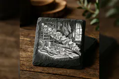 The Frosted Eucalyptus Workshop Laser Engraving PNG Product Image 1