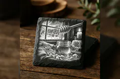 The Honey Dipper Drop Winter Drink Laser Engraving PNG Product Image 2