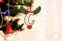 Bundle Christmas Alphabet Ornament Laser Cut SVG Files Product Image 4