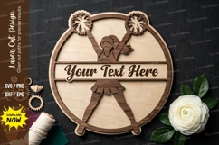 Gym Girl Frame laser Cut svg Cutting file gym girl svg Product Image 1