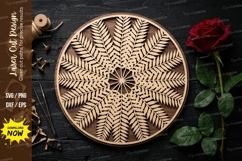 Mandala Round Art laser Cut svg Cutting file mandala svg Product Image 1
