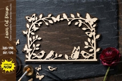 Floral Arch Frame laser Cut svg Cutting file floral arch svg Product Image 1