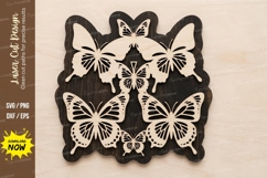 Butterfly Layered Decor laser cut svg File butterfly layered Product Image 1