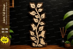 Leaf Vine Border laser cut svg File leaf vine border laser Product Image 1