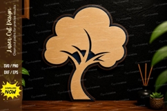 Simple Tree Design laser cut svg File simple tree laser cut Product Image 1
