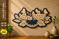 Fruit Bowl Decor laser cut svg File fruit bowl laser cut Product Image 1